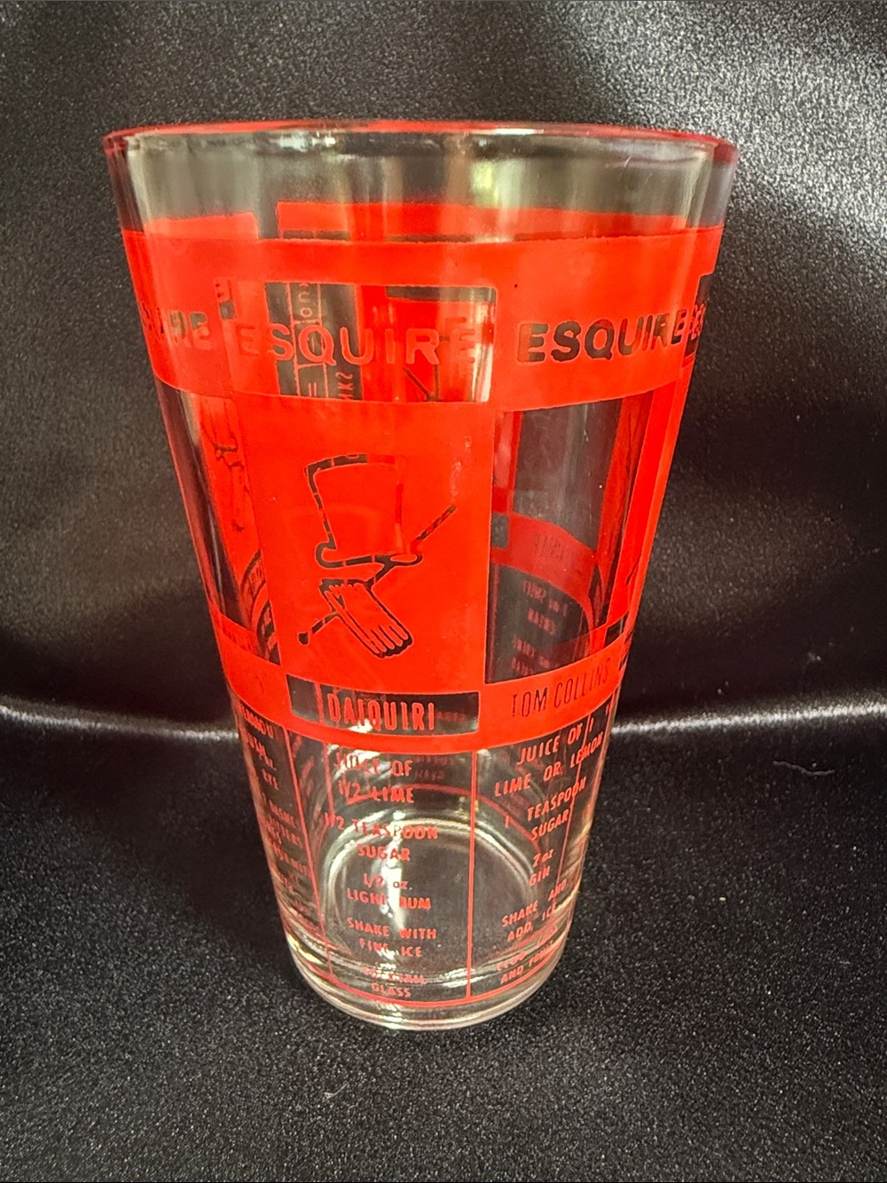 Esquire Barware Vintage Gay Glass